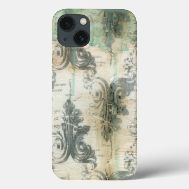 Modern Fleur De Lis Design Case-Mate iPhone Case (Back)