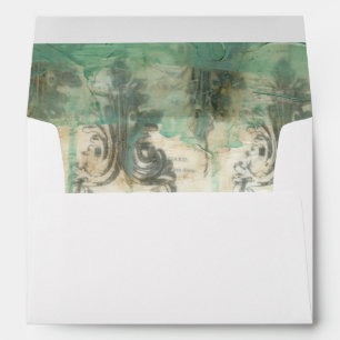 Modern Fleur De Lis Design Envelopes