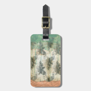 Modern Fleur De Lis Design Luggage Tag