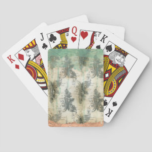 Modern Fleur De Lis Design Playing Cards