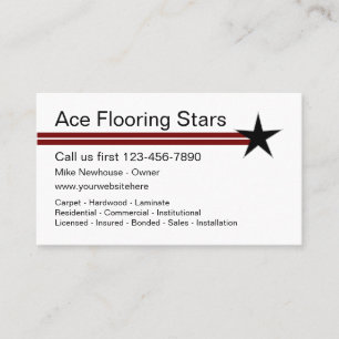 Modern Flooring Business Card