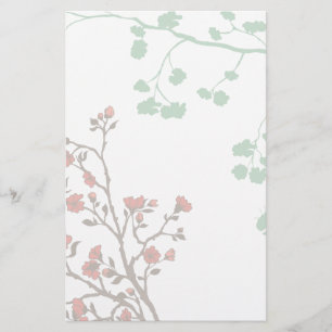Modern Floral 2 Stationery