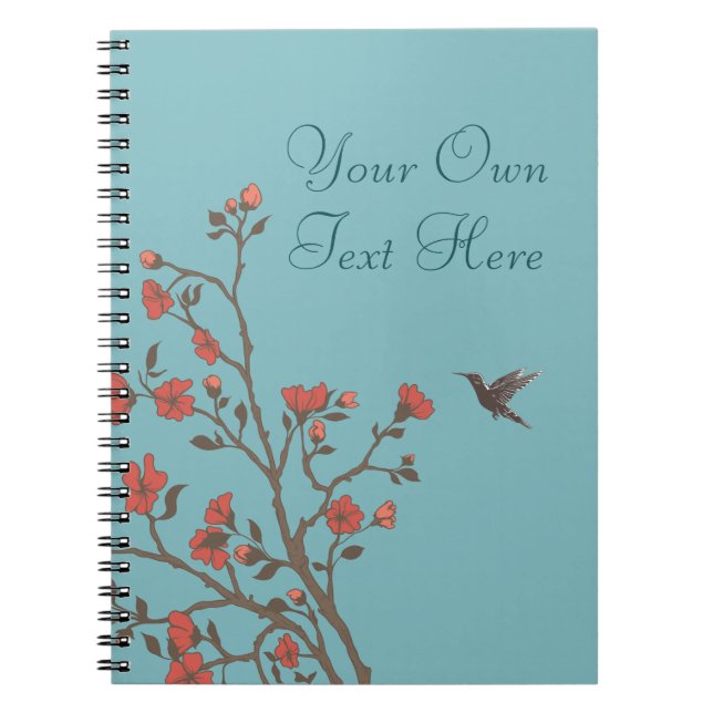 Modern Floral 2 Wedding Notebook (Front)