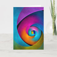 Modern Floral Abstract Art Pink Blue Pattern #17