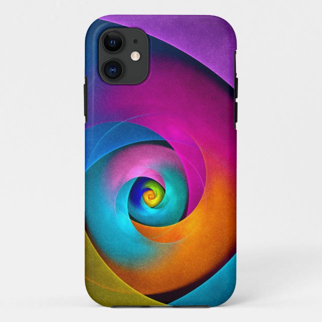 Modern Floral Abstract Art Pink Blue Pattern #17 Case-Mate iPhone Case (Back)