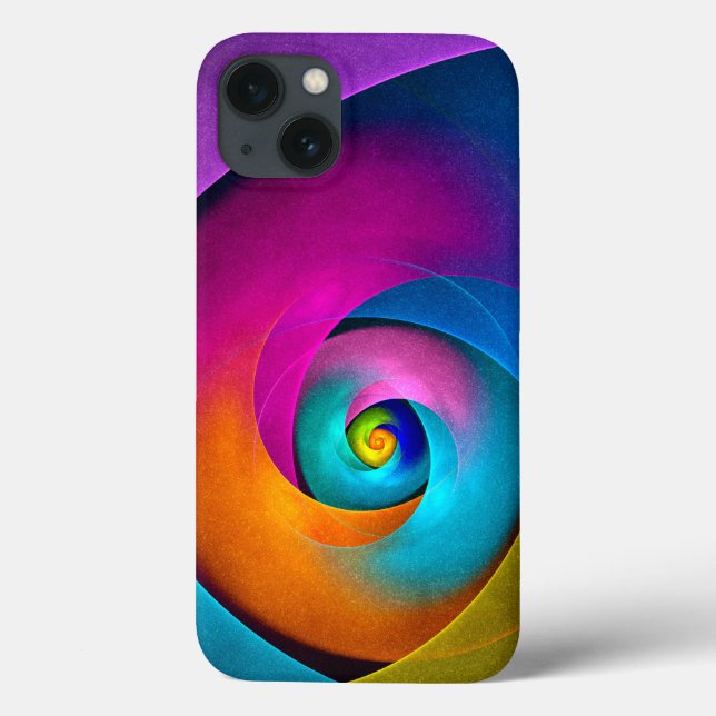 Modern Floral Abstract Art Pink Blue Pattern #17 Case-Mate iPhone Case (Back)