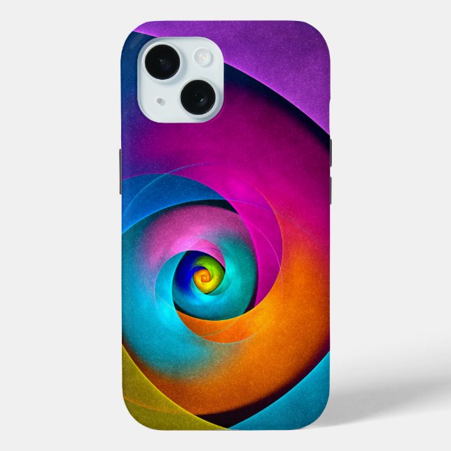 Modern Floral Abstract Art Pink Blue Pattern #17 Case-Mate iPhone Case (Back)
