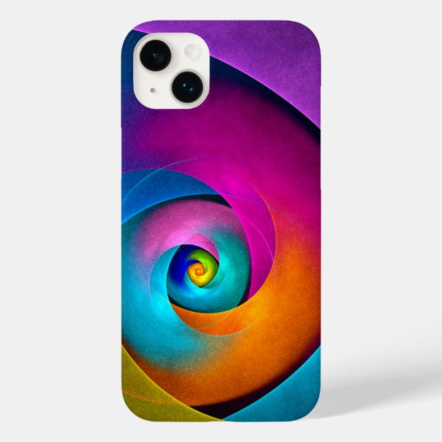 Modern Floral Abstract Art Pink Blue Pattern #17 Case-Mate iPhone Case (Back)