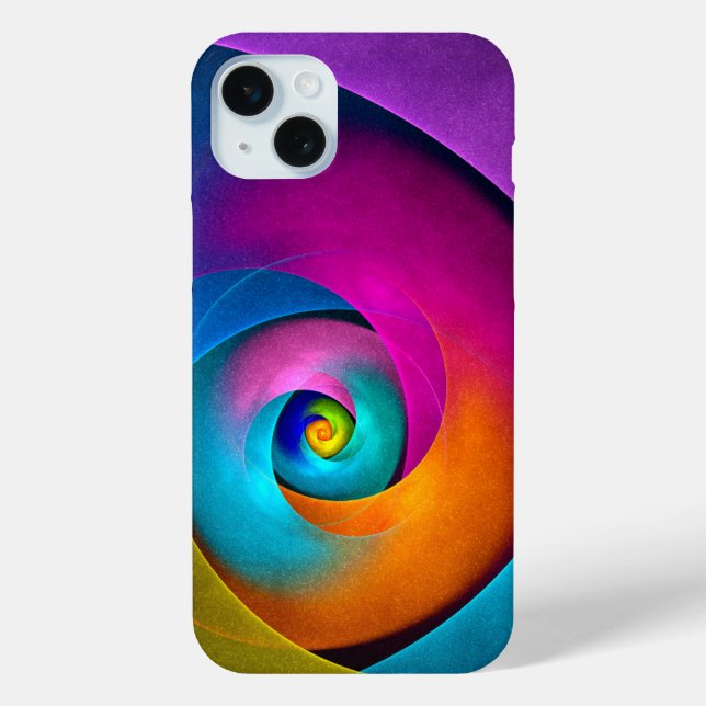 Modern Floral Abstract Art Pink Blue Pattern #17 Case-Mate iPhone Case (Back)