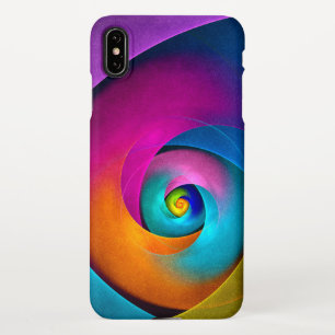 Modern Floral Abstract Art Pink Blue Pattern #17 iPhone XS Max Case