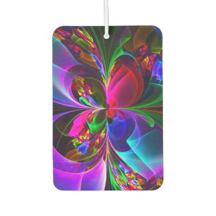 Modern Floral Abstract Art Red Blue Pattern #12 Air Freshener