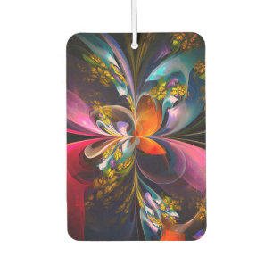 Modern Floral Abstract Art Red Blue Pattern #13 Air Freshener