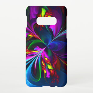 Modern Floral Abstract Art Red Blue Pattern #15 Samsung Galaxy Case