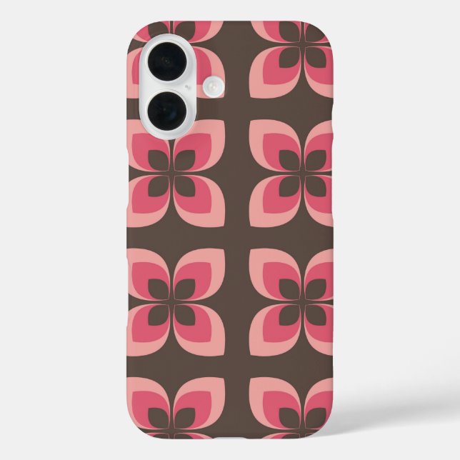 Modern Floral Art Design Case-Mate iPhone Case (Back)