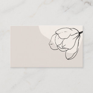 Modern Floral Bohemian Wedding Escort Card