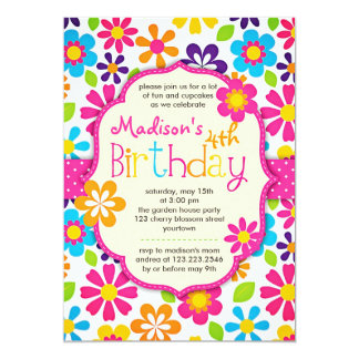 floral party invitations