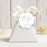 Modern Floral Dusty Green Eucalyptus Wedding Favou Favour Tags<br><div class="desc">Design features a bouquet of watercolor greenery, eucalyptus, sage and anemones hand-drawn specially for the «Evergreen Garden» Wedding Invitation Collection. To change your names, wedding location and date, and other details, click «Personalize». View the collection link on this page to see all of the matching items in this beautiful design...</div>