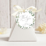 Modern Floral Dusty Green Eucalyptus Wedding Favour Tags<br><div class="desc">Design features a bouquet of watercolor greenery, eucalyptus, sage and anemones hand-drawn specially for the «Evergreen Garden» Wedding Invitation Collection. To change your names, wedding location and date, and other details, click «Personalize». View the collection link on this page to see all of the matching items in this beautiful design...</div>