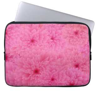 Modern Floral Electronics Bag with Bold Rose Motif
