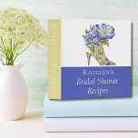 Modern  Floral High-Heel Bridal Shower Recipe Binder<br><div class="desc">Modern Elegant Floral High-Heel Bridal Shower Recipe Binder Celebrate the bride-to-be with our Modern Elegant Floral High-Heel Bridal Shower Recipe Binder. Featuring our signature high-heel shoe design, this elegant recipe binder can be personalized with the bride's name, making it a cherished keepsake for years to come. The bride will appreciate...</div>