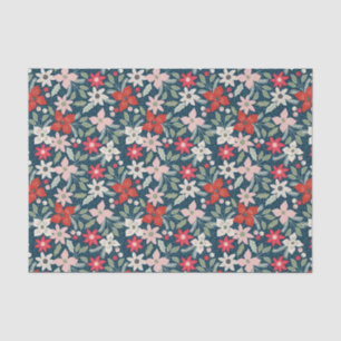 Modern Floral   Holiday Tissue Paper