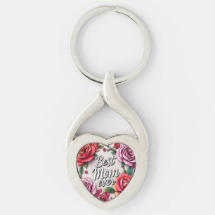 Modern Floral Luxury Gift Collection Keychain