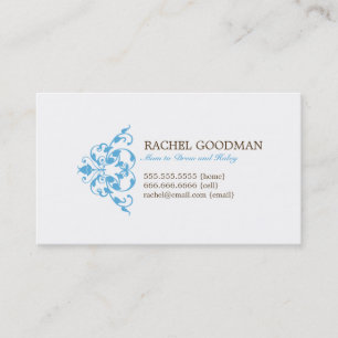 Modern Floral Mommy Card / Personal Calling Card