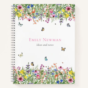Modern Floral Notebook