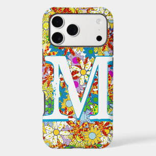 Modern Floral Pattern Bright Colours