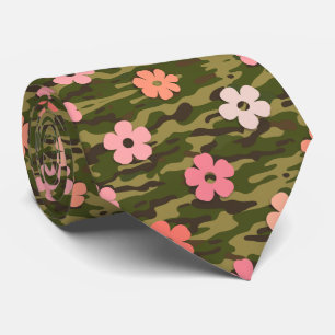 Modern Floral Pattern Business Tie