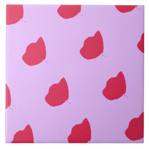Modern floral pattern Ceramic Tile