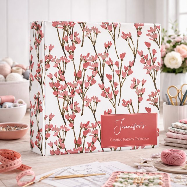 Modern Floral Pattern Keeper Binder (Creator Uploaded)