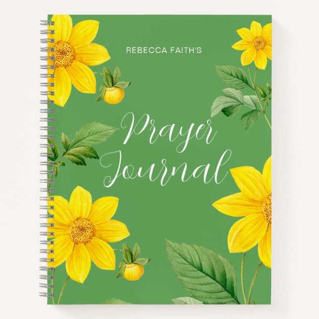 Modern Floral Prayer Journal (Front)