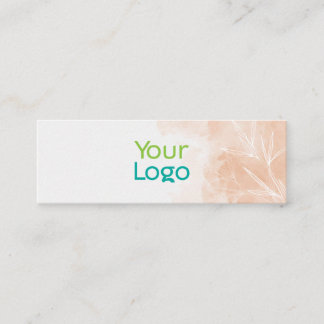 Modern Floral Style Designer Mini Business Card