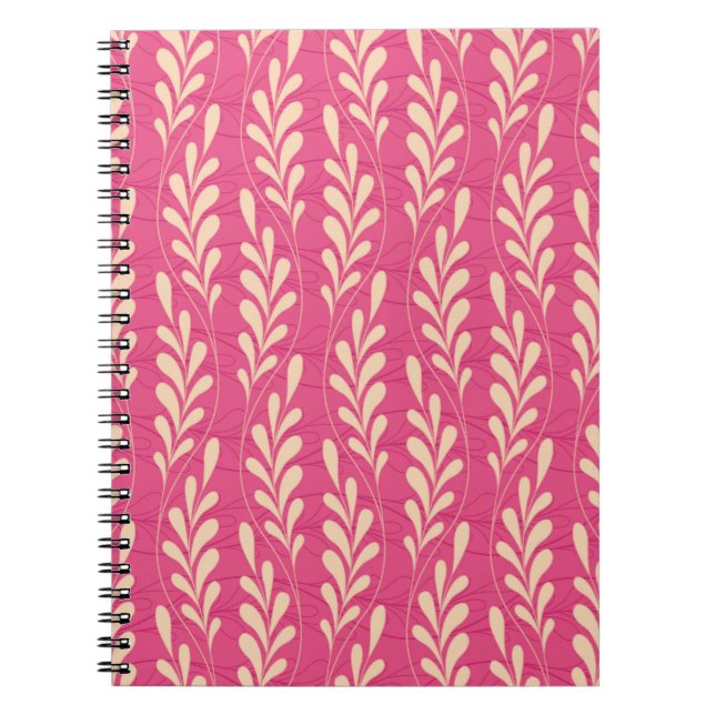 Modern Floral: Stylish Pattern. Notebook (Front)