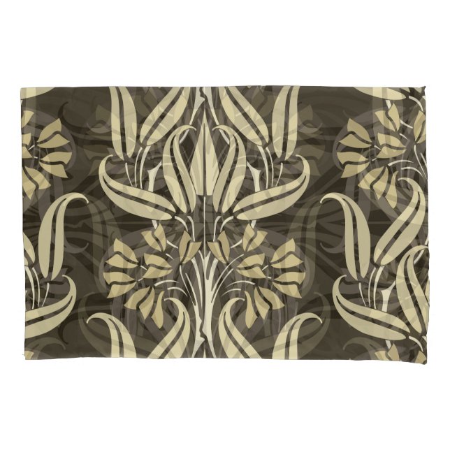 Modern Floral Stylish Pattern Pillowcase (Front)