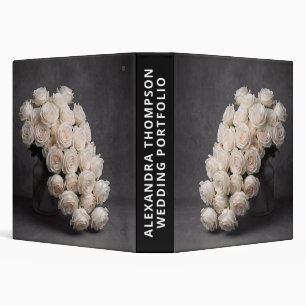 Modern Floral Wedding Photographer Portfolio Binder