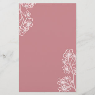 Modern Floral Wedding Stationery
