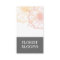 Modern Florist Business Cards Grey Orange Red