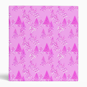 Modern flower Christmas trees - orchid & violet Binder