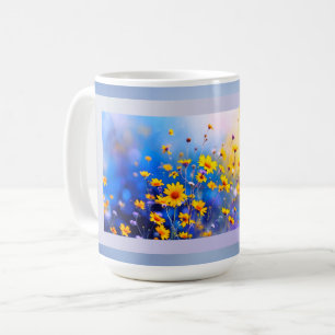 Modern Flower Field Coffee Mug