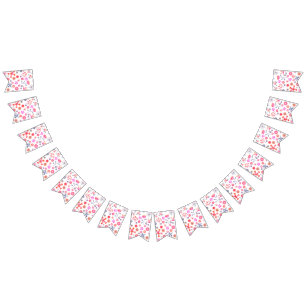 Modern Flower Garden Bunting Flags