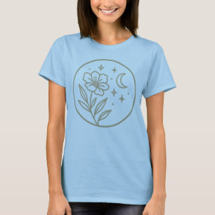Modern Flower Graphics Women's T-Shirt