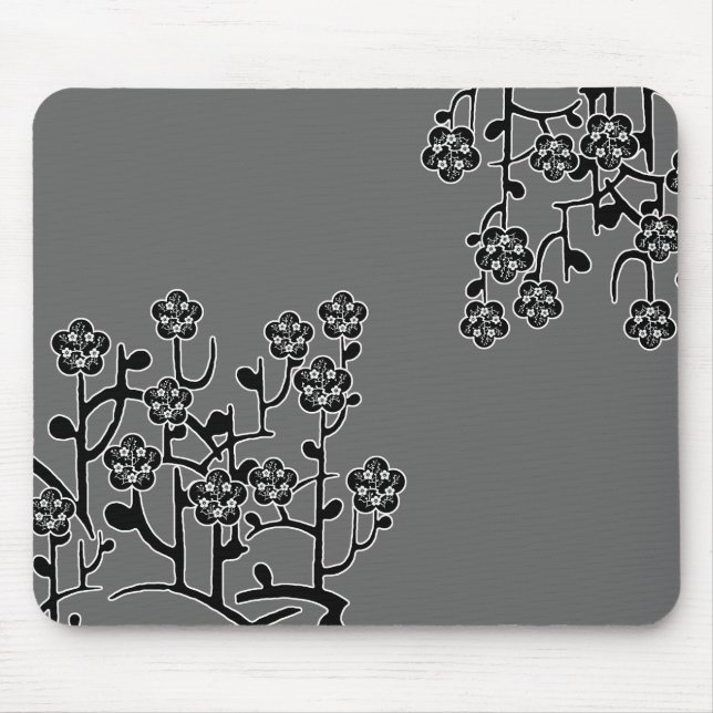 Modern Flowers Mousepad (Front)