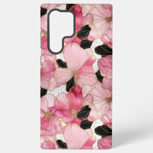 Modern Fluid Watercolor Pink Splash Samsung Galaxy Case