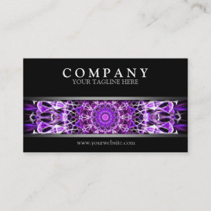 Modern Fly Away Purple Business Card