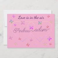 modern flying butterflies heart