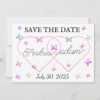 modern flying butterflies heart