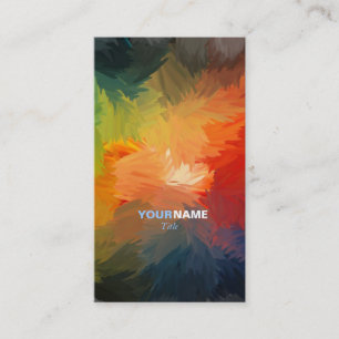 Modern Font Business Card