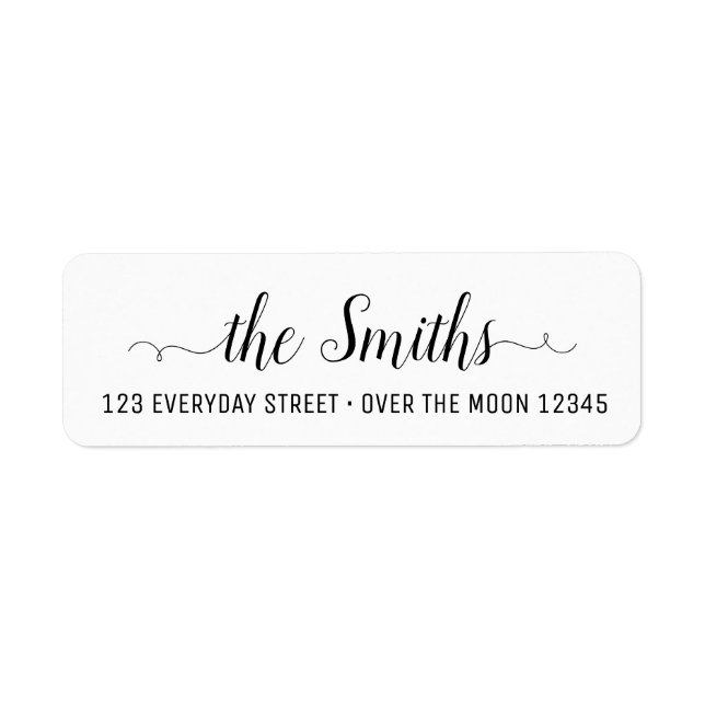 Modern Font Family Name Elegant Simple Rectangular (Front)